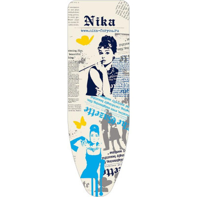 Чехол д/гладильной доски с поролоном 1300х420+-5мм НИКА ЧП1-2