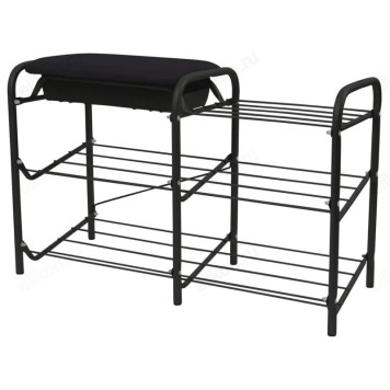 Этажерка для обуви с ящиком ЭТП1-1/Ч 61901 черный