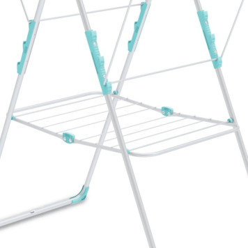 Сушилка 21 д/белья напольная складная двухуровневая НИКА СБ8П/Б-3