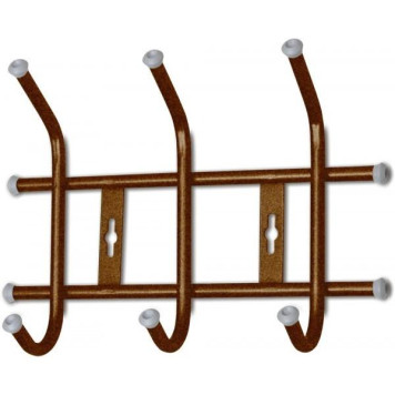 Вешалка настенная медный антик НИКА ВНТ3/А