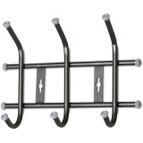 Вешалка настенная черный НИКА ВНТ3/Ч