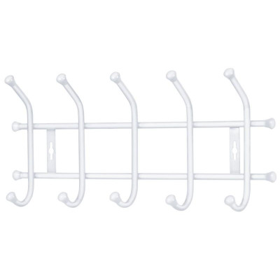 Вешалка настенная матовый белый НИКА ВНТ5/МБ