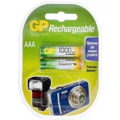 Аккумулятор  GP 100AAAHC, 1,2V, 1000 mAh