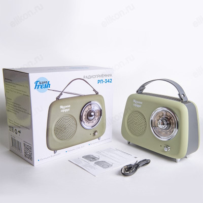Радиоприемник "БЗРП Fresh РП-342" 10124 оливковый-4