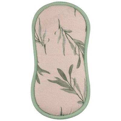 Губка-скраб двухсторонняя " Рыжий кот" 107843 2шт*19х9.5см микрофибра+абразив-1