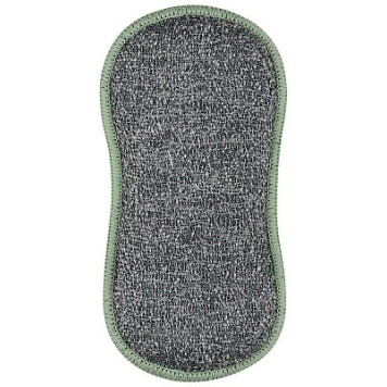 Губка-скраб двухсторонняя " Рыжий кот" 107843 2шт*19х9.5см микрофибра+абразив-2