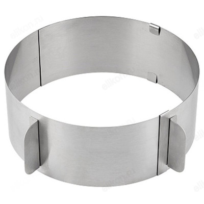 Форма для выпечки раздвижная MALLONY TORTA 16-22 108344 сталь-2