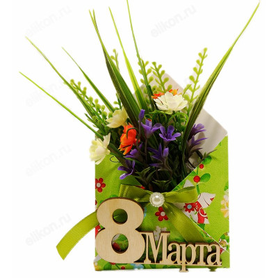 Сувенир магнит 8 марта/Цветы-1