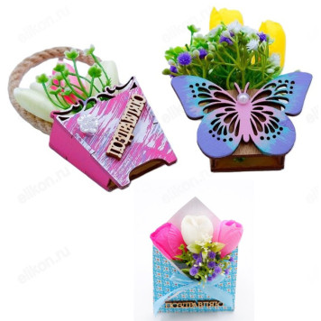 Сувенир магнит 8 марта/Цветы