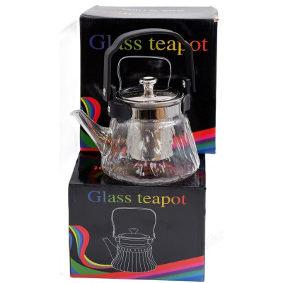 Чайник заварочный стекло 0,8л STP501-800-1