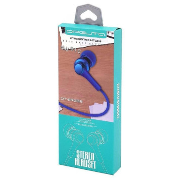 Гарнитура проводная вкладыши ОРБИТА OT-ERG52 Red (3,5мм)-1