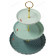 Фруктовница 3-х ярусная Fresh Taste Green d=26/20,5/15см h=34см фарфор 1730292