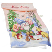 Полотенце лён/махра с крючком 35*75см Merry Christmas 29020