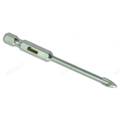 Сверло по стеклу и керамике 4-х гранное 5*70мм 3005105