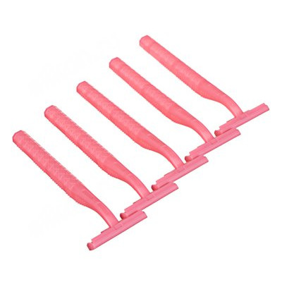 Станки для бритья женские с двойным лезвием, пластик, 5 шт