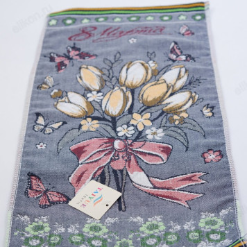 Полотенце махровое 25*50 лён-5