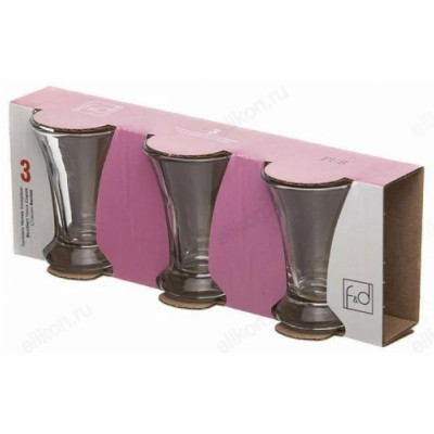 Стопка набор 3 шт 50мл Pasabahce Pub-F&D 42194BFD 59654-1