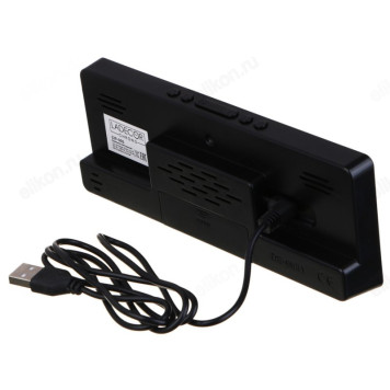 Будильник Ladecor Chrono 529-002, черный-5