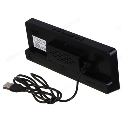 Будильник Ladecor Chrono 529-002, черный-5