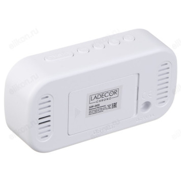 Будильник Ladecor Chrono 529-003, белый-2