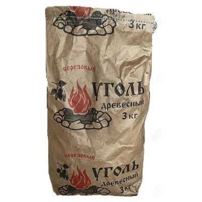 Уголь древесный 3кг 530561