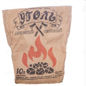 Уголь древесный Два топора 10л 58619