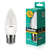 Лампа LED E27 C35 Camelion Свеча 38795 8/830/E27