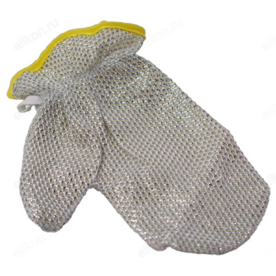 Варежка для мытья посуды металлическая 9202-1