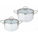 Набор кастрюль эмаль Agness Вивьен 934-711 4пр