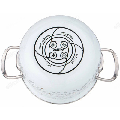 Набор кастрюль эмаль Agness Вивьен 934-711 4пр-2