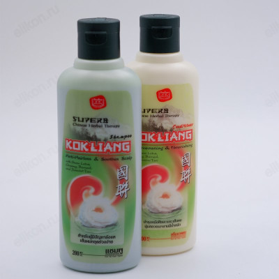 Бальзам-кондиционер для волос Kokliang натуральный травяной, против перхоти, для всех типов волос, 1-3