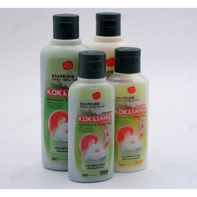 Бальзам-кондиционер для волос Kokliang натуральный травяной, против перхоти, для всех типов волос, 2-3