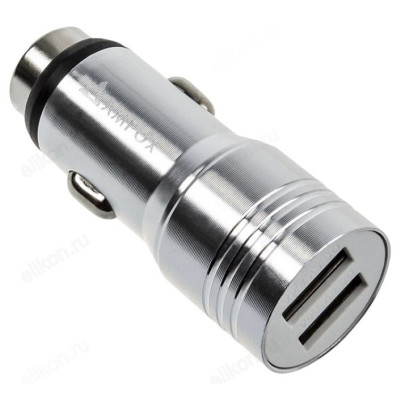 Зарядка авто AMFOX CCH-11 серебро-1