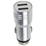 Зарядка авто AMFOX CCH-11 серебро