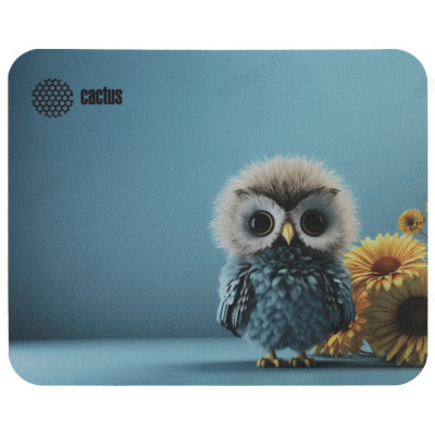 Коврик для мыши CACTUS Owl blue CS-MPC-P07XS 220*180*2мм-1