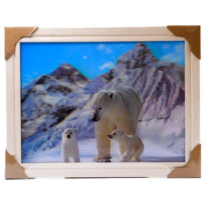 Картина 5D DS835/146 №146 36*46 "Белая медведица"