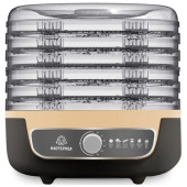 Сушилка для овощей 3в1 с функциями приготовления йогурта и десертов ' Мастерица' серо-бежевый NNM EFD-1004VM