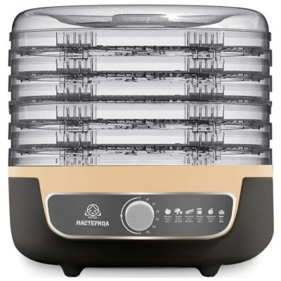 Сушилка для овощей 3в1 с функциями приготовления йогурта и десертов ' Мастерица' серо-бежевый NNM EFD-1004VM