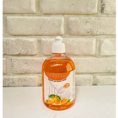 Средство для мытья посуды PURITY PRO " Апельсин" 0,5 л-2