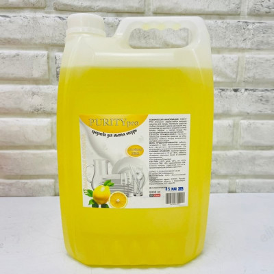 Средство для мытья посуды PURITY PRO "Лимон" 5 л канистра-1