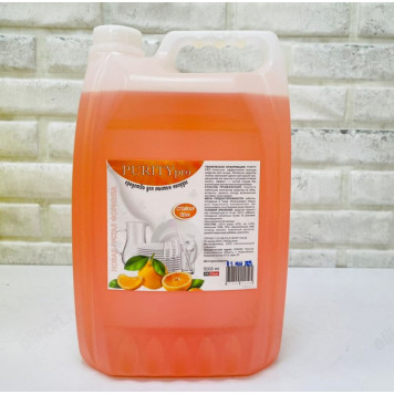 Средство для мытья посуды PURITY PRO " Апельсин" 5 л канистра