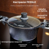 Кастрюля FESSLE FЕ-TG22PK 3,3л 22см