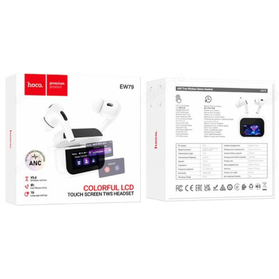 Гарнитура Bluetooth TWS HOCO EW79 ANC белый-4