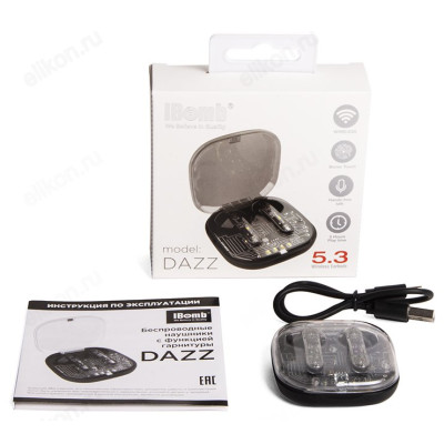 Гарнитура Bluetooth TWS IBomb Dazz-6