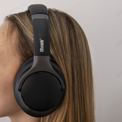 Гарнитура Bluetooth накладная IBomb G1, черные-4