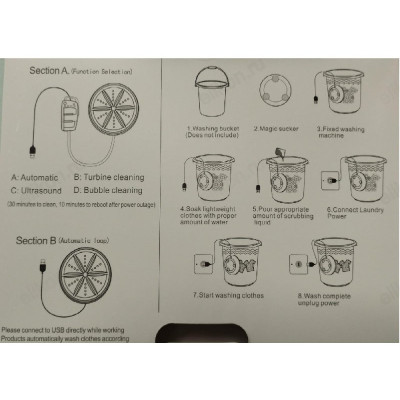 Стиральная машина ультразвуковая MG1334, белый-2