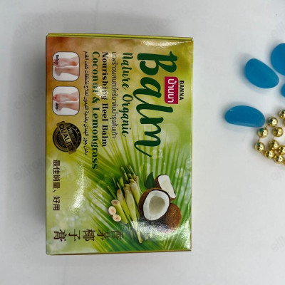 Бальзам для стоп Banna, Кокос и Лемонграсс, питающий, 25 г-1