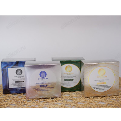 Патчи Гидрогелевые с эластином и растительными экстрактами Coco Blues, 60 шт-1