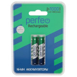 Аккумулятор Perfeo R 03 ( 1000ma) 2BL Пластик (40)