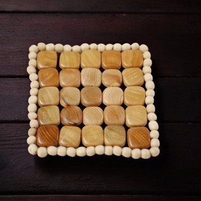 Подставка квадратики  15*15 можжевельник